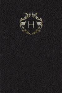 Monogram H Any Day Planner Notebook