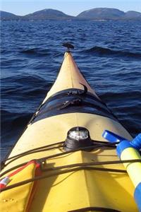 Yellow Kayak in the Ocean Recreation Adventure Journal