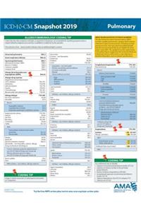 ICD-10-CM 2019 Snapshot Coding Card: Pulmonary