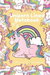 Unicorn Lined Notebook - Composition Notebook