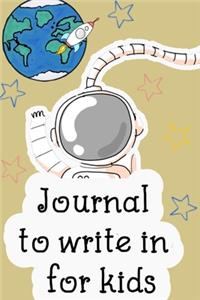 Journal to Write in For Kids