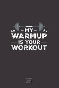 Wochenplaner 2020 - Fitness Gym Bodybuilding