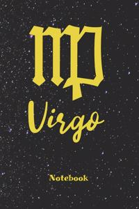 Zodiac Sign Virgo Notebook