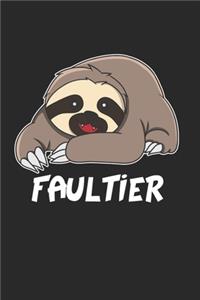 Faultier Notizbuch