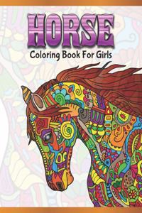 Horse Coloring Book For Girls