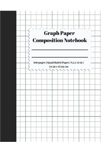 Graph Paper Composition Notebook
