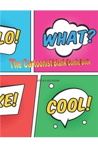 The Cartoonist Blank Comic Book