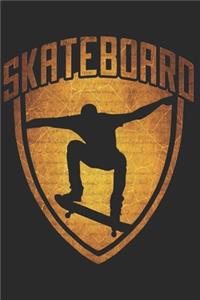 Skateboard Notizbuch