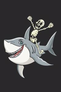 Skeleton Riding Shark