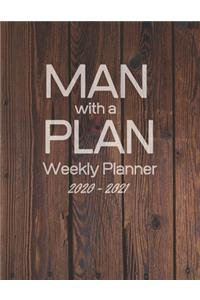 Man with a Plan - Weekly Planner 2020 to 2021