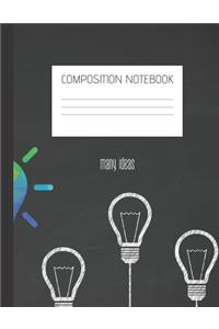 many ideas Composition Notebook