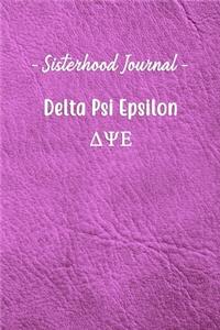 Sisterhood Journal Delta Psi Epsilon