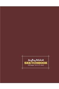 AmyTmy Notebook - Sketchbook - 300 pages - 8.5 x 11 inch - Matte Cover