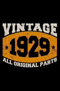 Vintage 1929 All Original Parts
