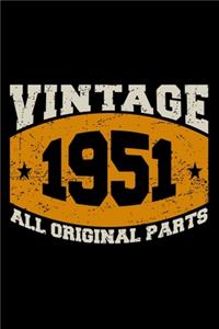Vintage 1951 All Original Parts