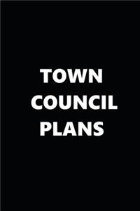 2020 Weekly Planner Political Theme Town Council Plans Black White 134 Pages