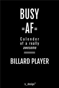 Calendar 2020 for Billard Players / Billard Player