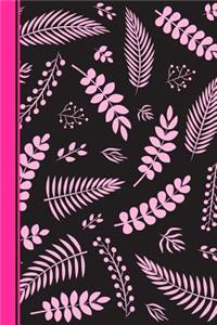 Cute Leaf Theme Notebook 6X9