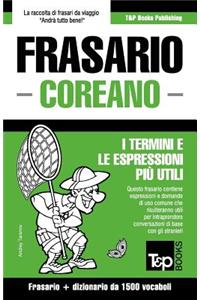 Frasario Italiano-Coreano e dizionario ridotto da 1500 vocaboli
