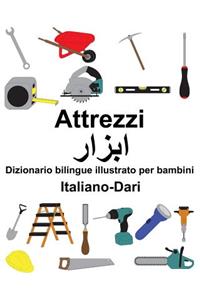 Italiano-Dari Attrezzi Dizionario bilingue illustrato per bambini