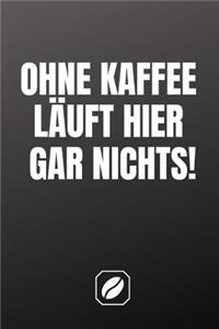 Ohne Kaffee Läuft Hier Gar Nichts!