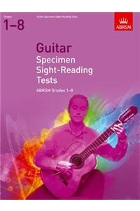 Guitar Specimen Sight-Reading Tests, Grades 1-8