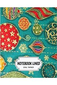 Notebook Lined Christmas Decor: Notebook Journal Diary