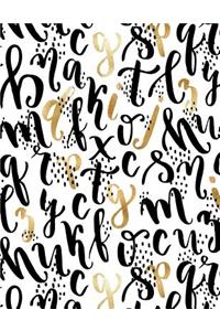 My Big Fat Bullet Journal Sparkly Letters Pattern 9
