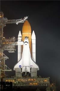 Space Shuttle Launch Platform Night Science Journal