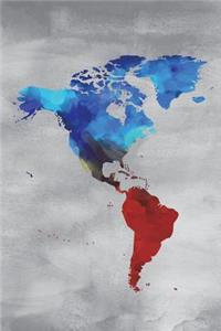 The Western Hemisphere - Lined Notebook with Margins - 6X9