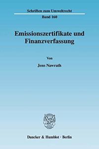 Emissionszertifikate Und Finanzverfassung