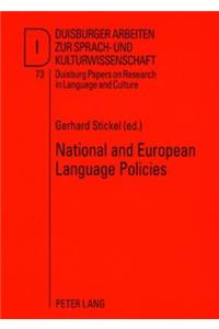 National and European Language Policies