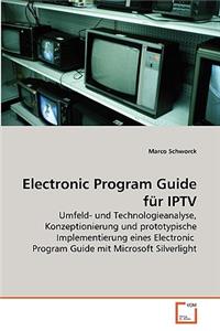 Electronic Program Guide für IPTV