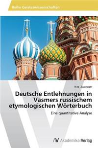 Deutsche Entlehnungen in Vasmers russischem etymologischen Wörterbuch