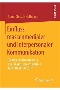 Einfluss massenmedialer und interpersonaler Kommunikation