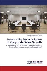 Internal Equity as a Factor of Corporate Sales Growth