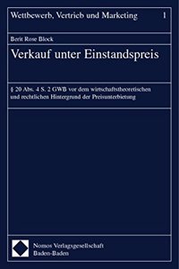 Verkauf Unter Einstandspreis