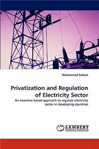 Privatization and Regulation of Electricity Sector