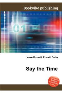 Say the Time