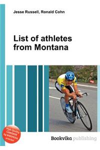 List of Athletes from Montana