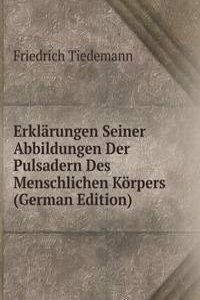 Erklarungen Seiner Abbildungen Der Pulsadern Des Menschlichen Korpers (German Edition)