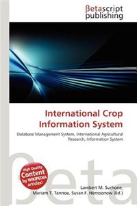 International Crop Information System