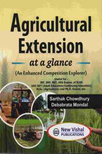 Agricultural Extension At A Glance Useful For Jrf,Srf,Net,Ars Exam. Of Icar,Ugc Net(Adult Education/Continuing Education),M.Sc.(Agriculture) And Ph.D. Exam. Etc.