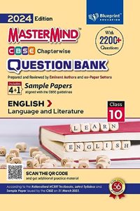 English Language and Literature Class 10 CBSE Question Bank for 2024 Exam by MasterMind
