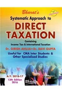 Systematic Approach to Direct Taxation - CMA Inter