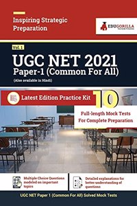 UGC NET Paper-1 (Common For All) 2021 Vol-1 10 Full-length Mock Tests