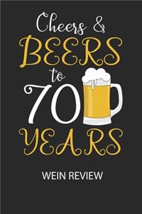 Cheers & Beers to 70 Years - Wein Review