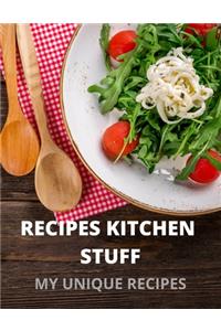Recipes Kitchen Stuff