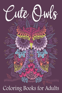 Cute Owls Coloring Book For Adults