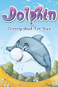 Dolphin Coloring Book for kids